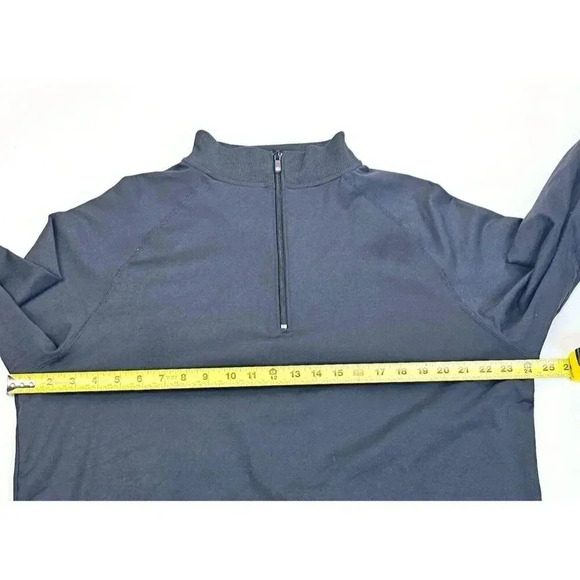 Footjoy Size Large Mens Pullover 1/4 Zip Long Sleeve Turtleneck Embroidered Logo - Picture 3 of 12
